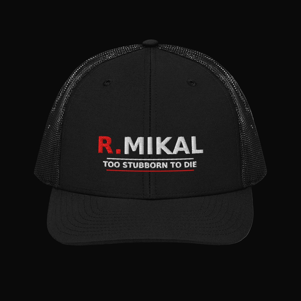 mockuToo Stubborn To Die trucker hat