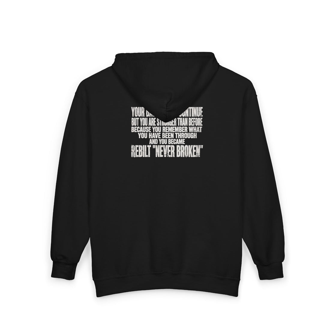 REBILT "Never Broken" Zip Hoodie